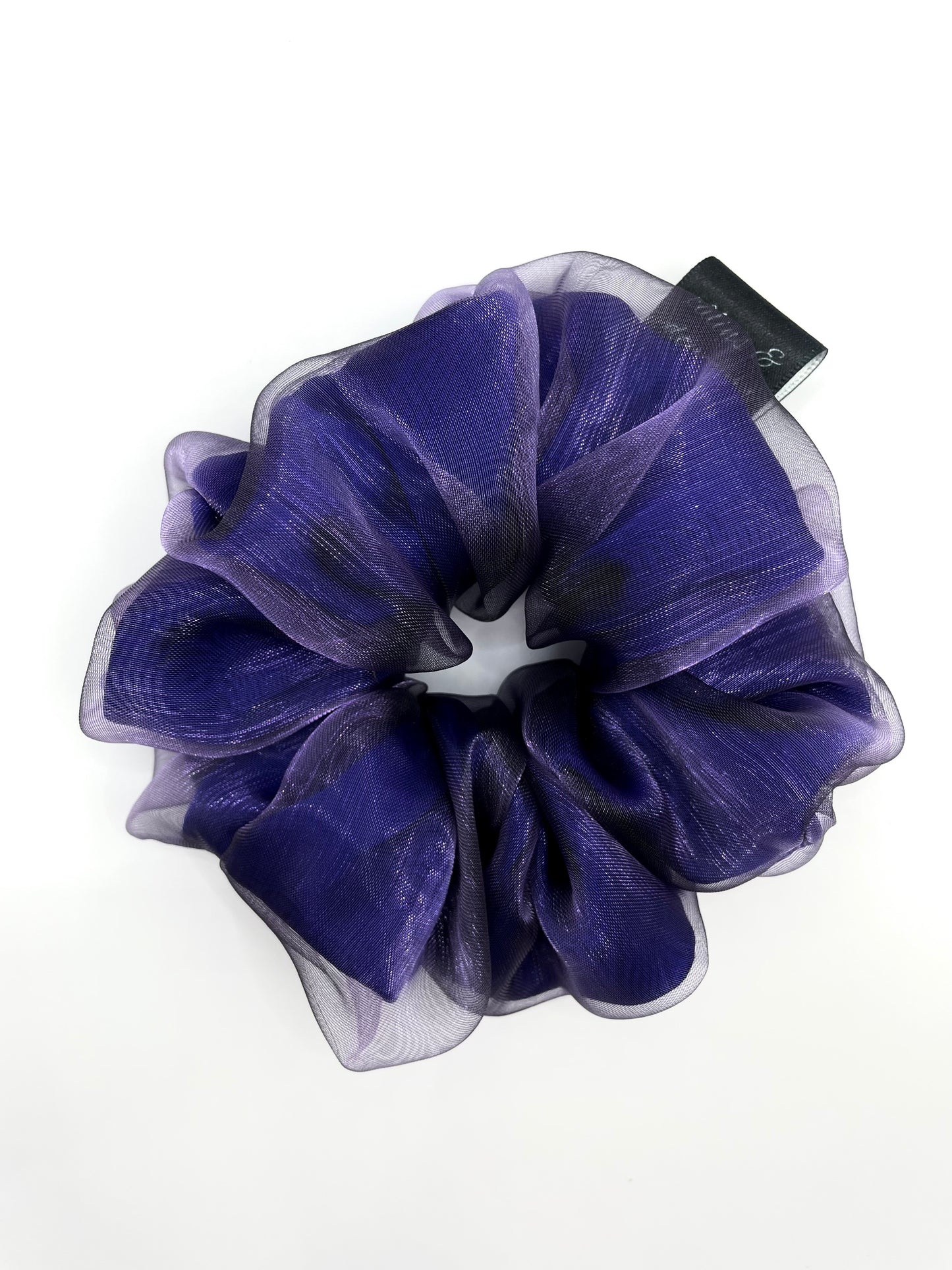 Metallic Purple Organza