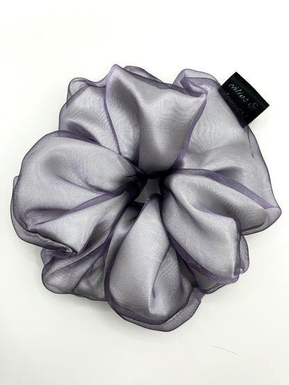 Metallic Purple Organza