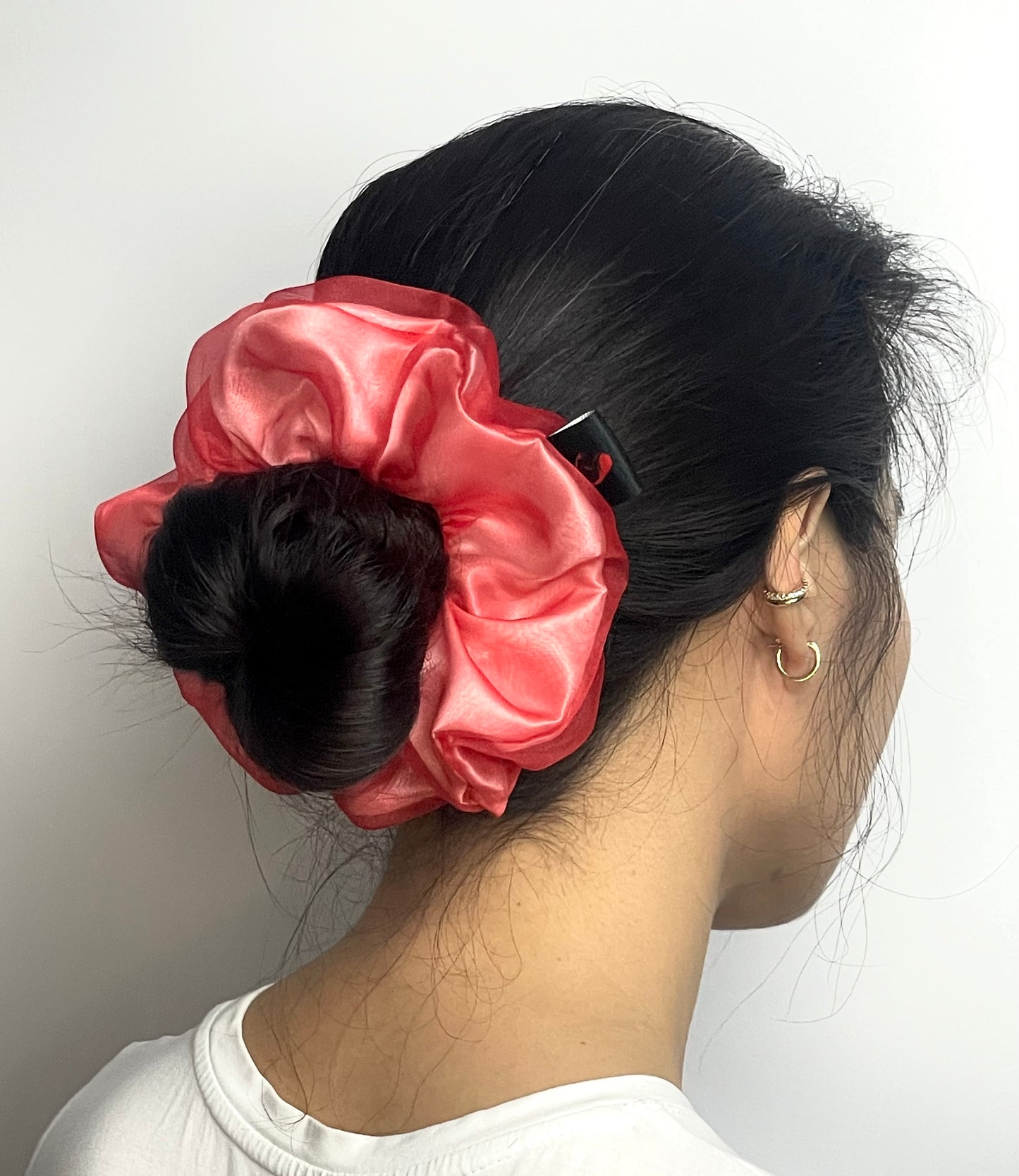 Matte Red Organza
