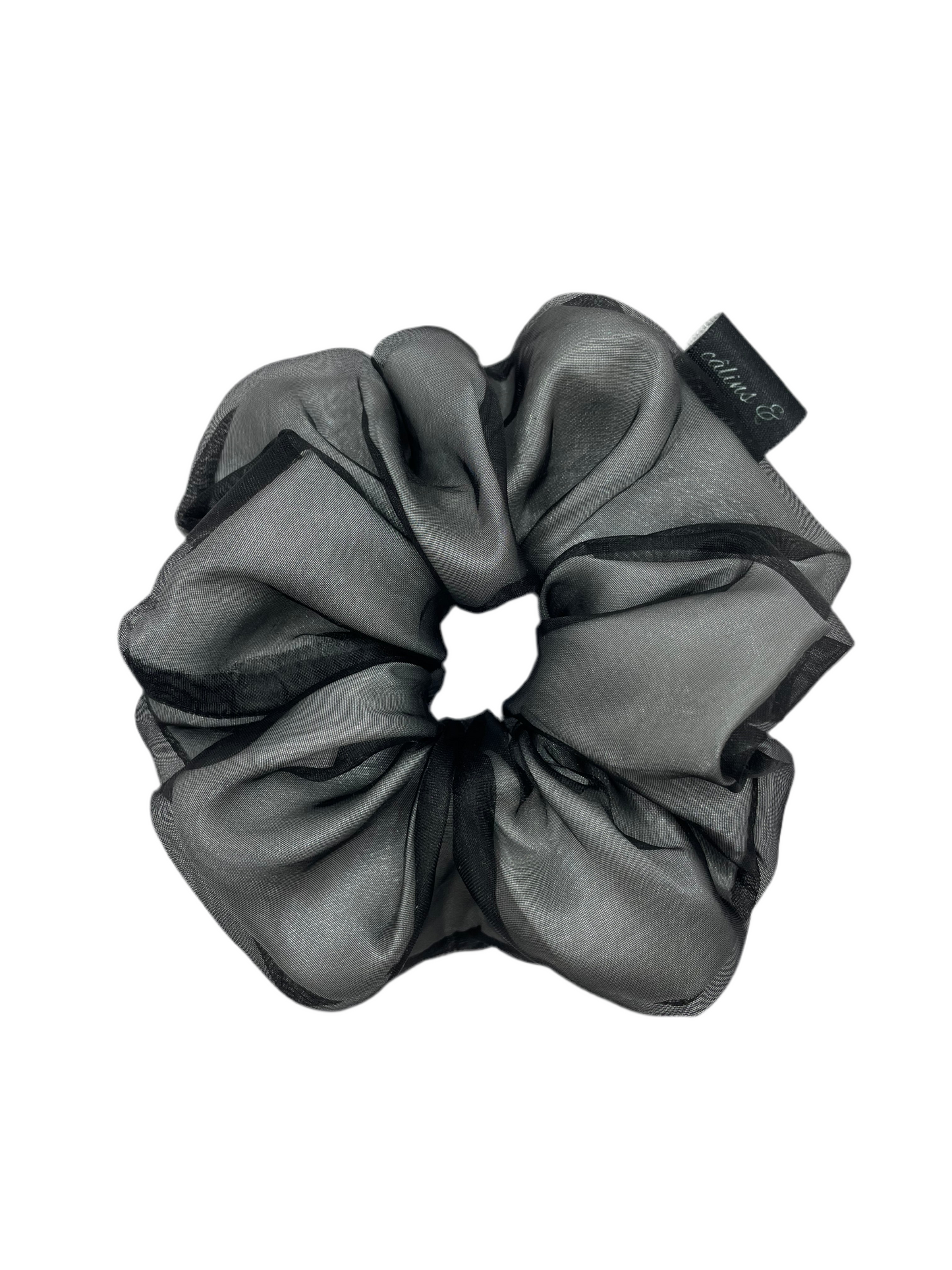 Matte Black Organza