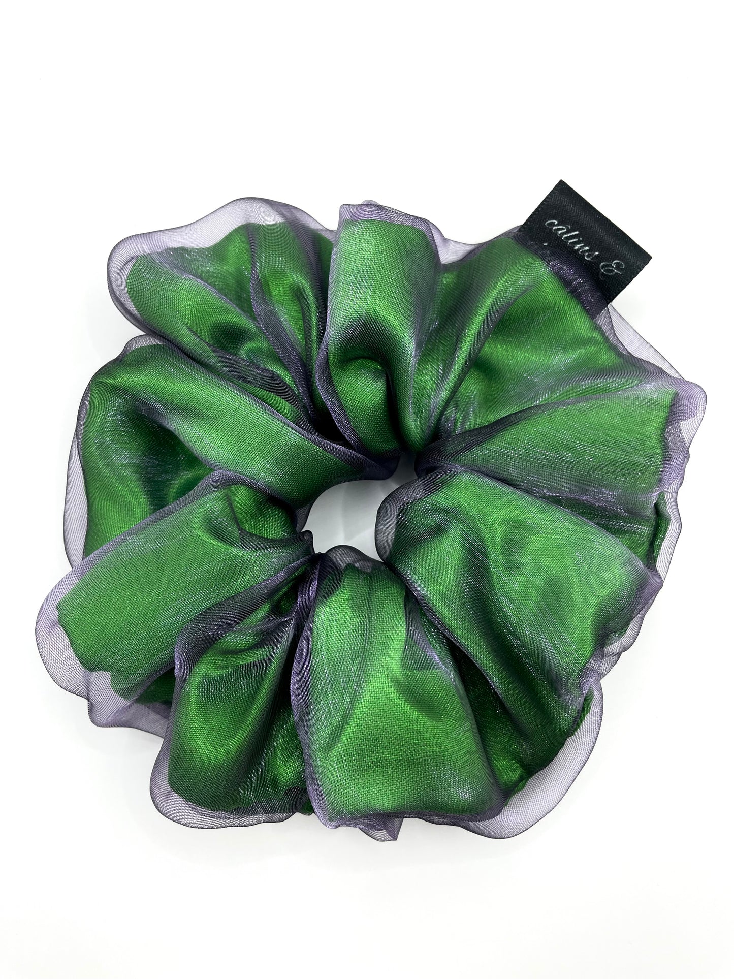 Metallic Purple Organza