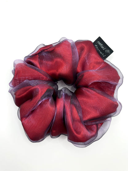 Metallic Purple Organza