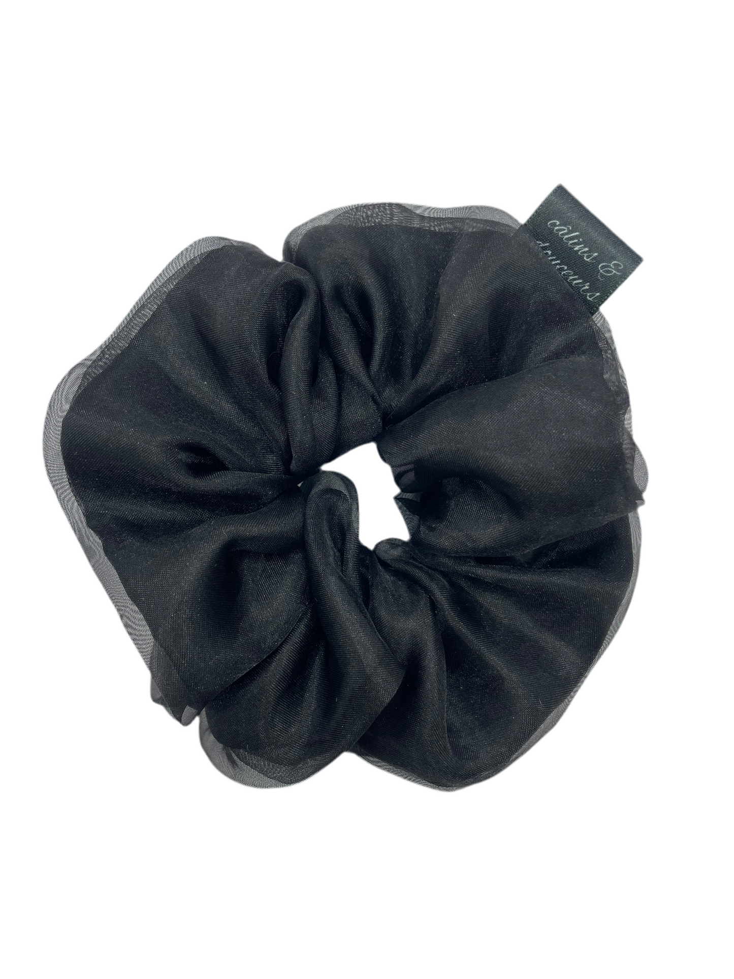 Matte Black Organza