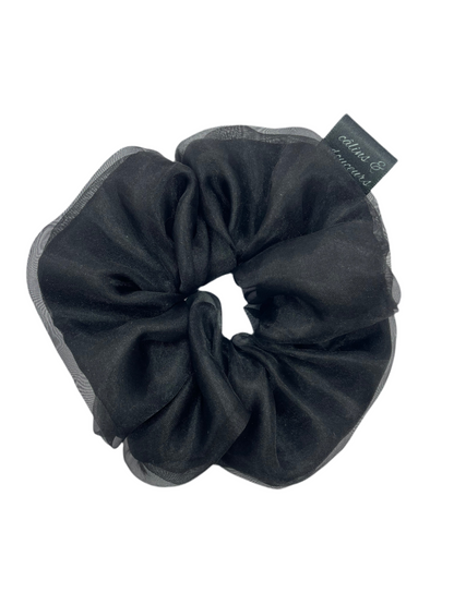 Matte Black Organza