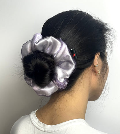 Metallic Purple Organza