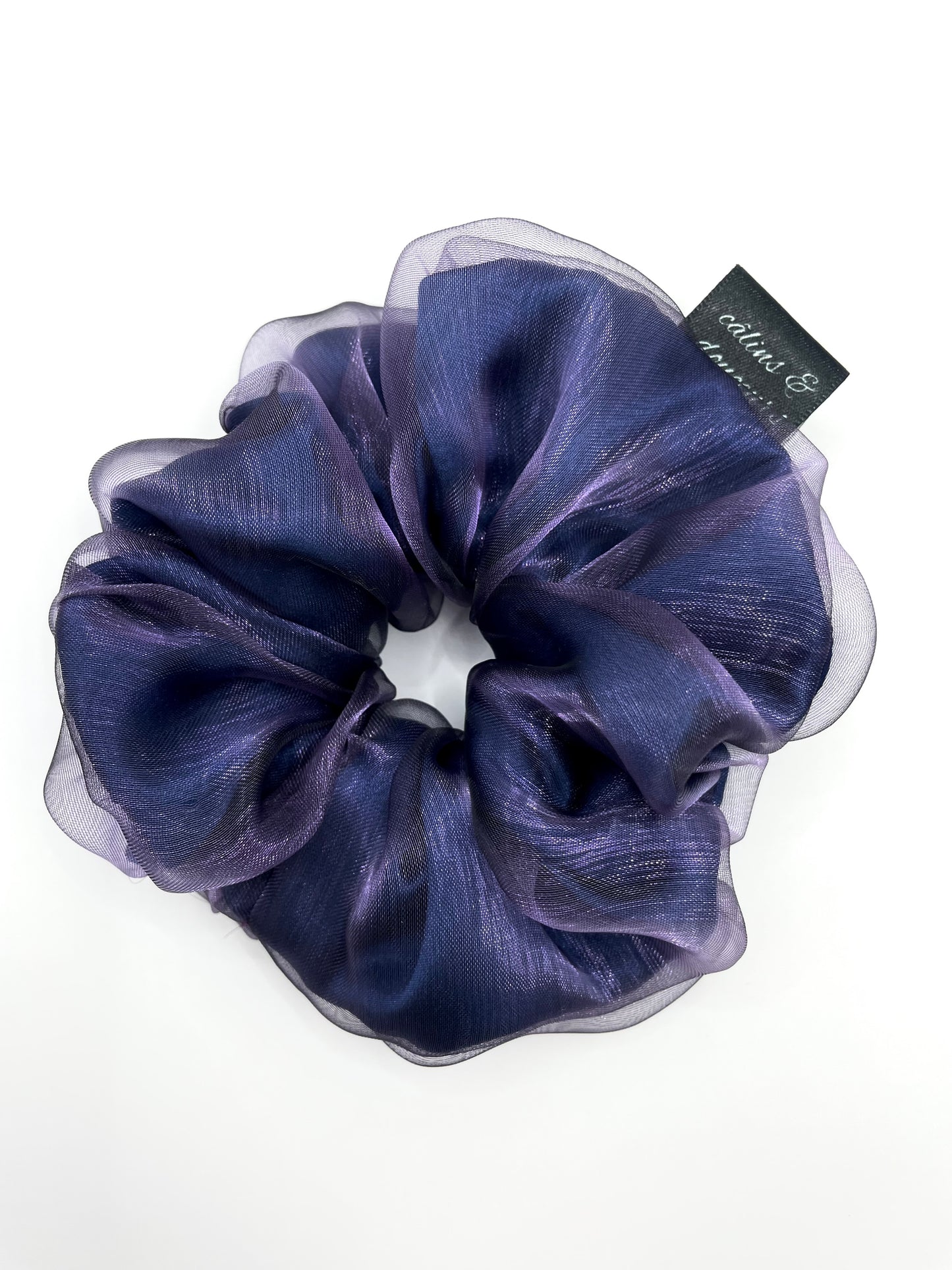 Metallic Purple Organza
