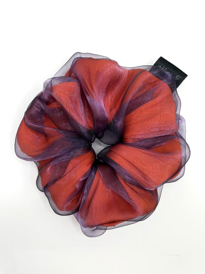 Metallic Purple Organza