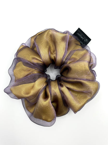 Metallic Purple Organza