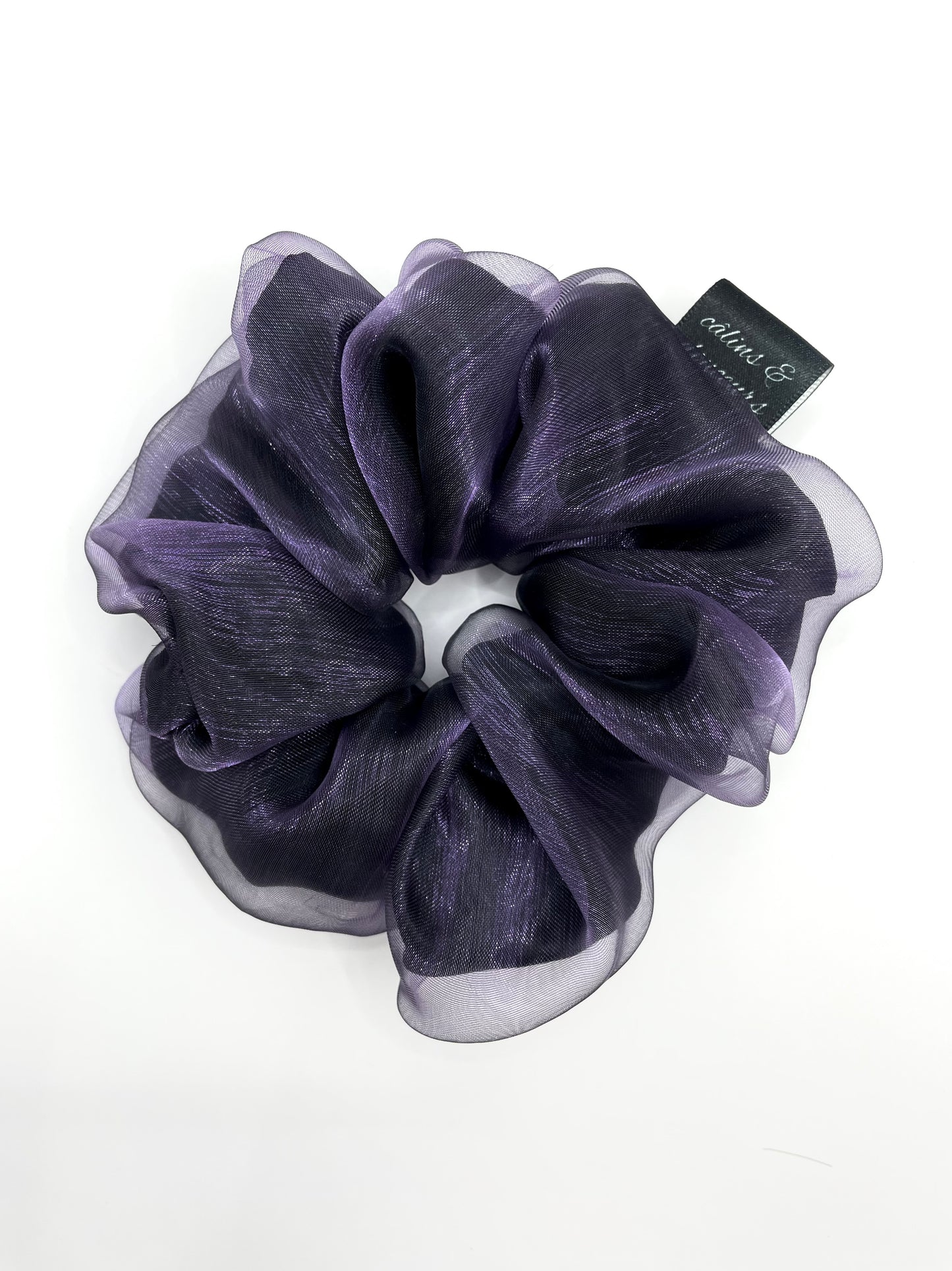 Metallic Purple Organza
