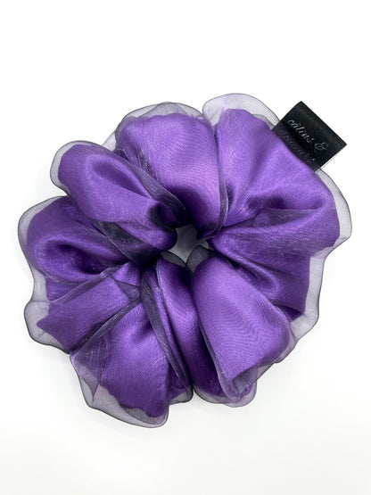 Metallic Purple Organza