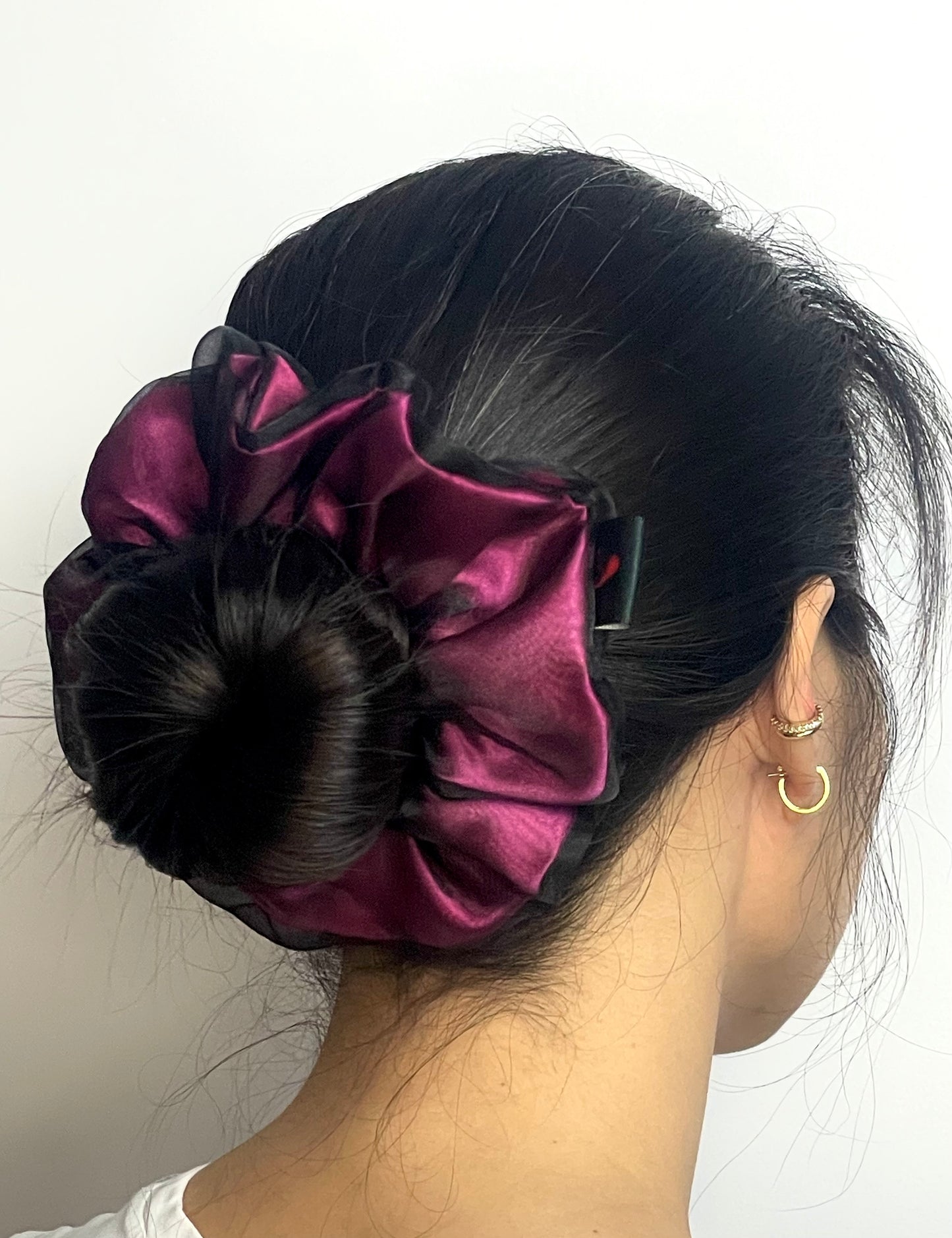 Matte Black Organza