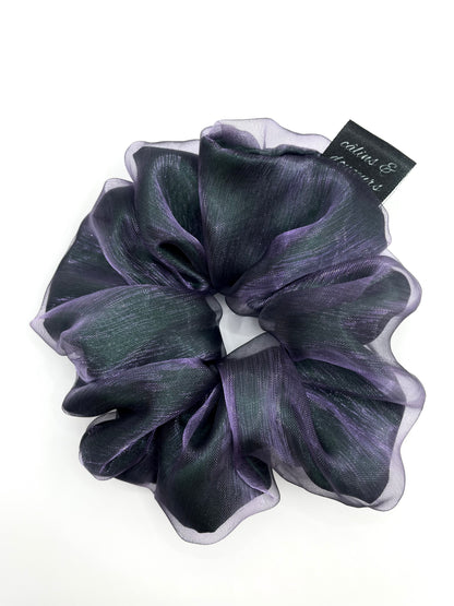 Metallic Purple Organza