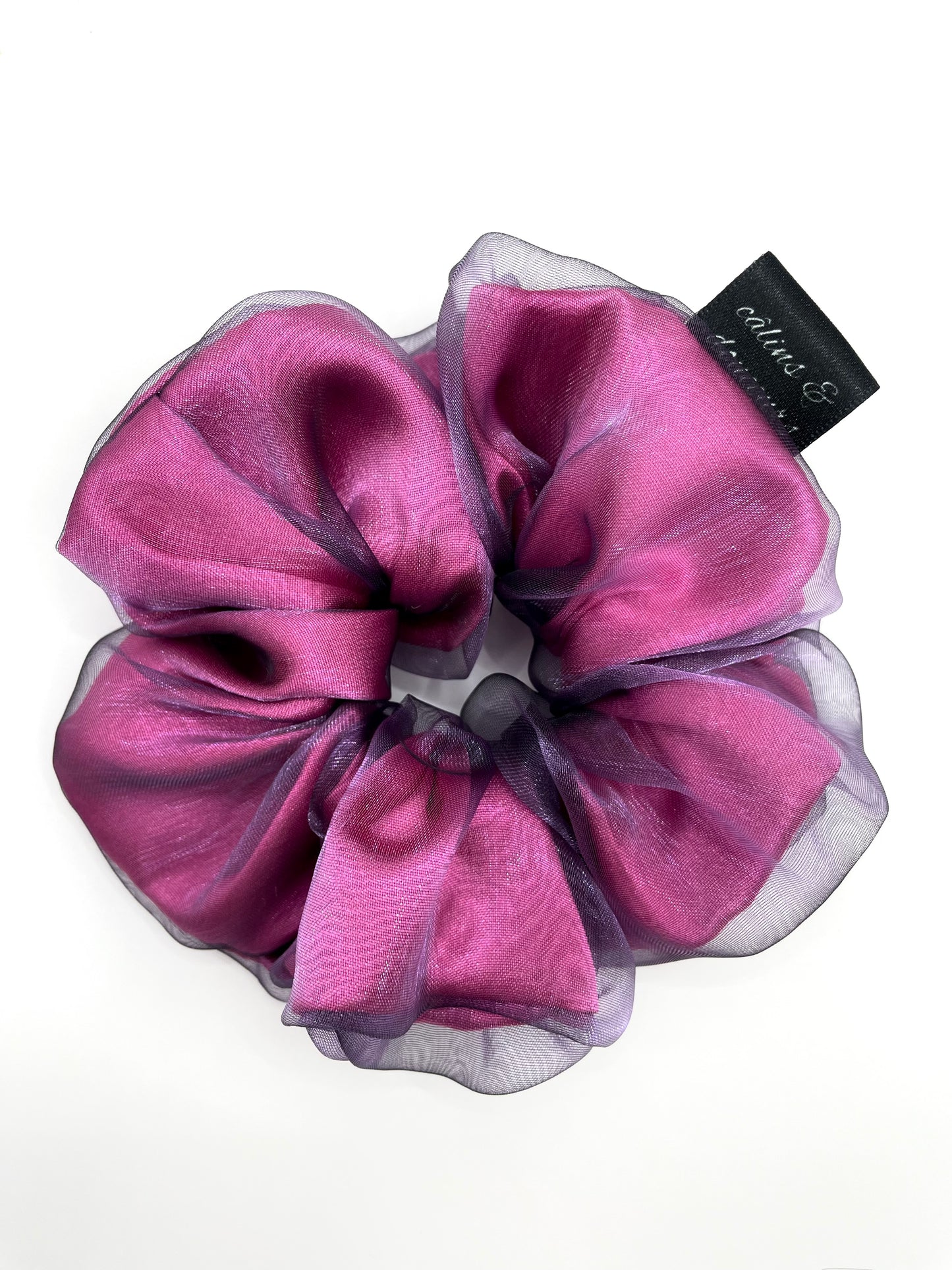 Metallic Purple Organza