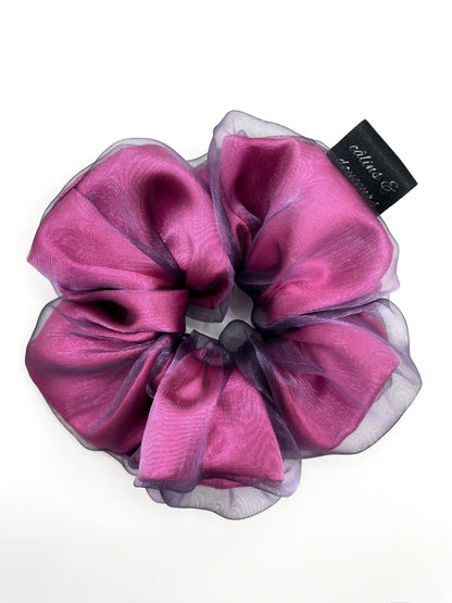 Metallic Purple Organza